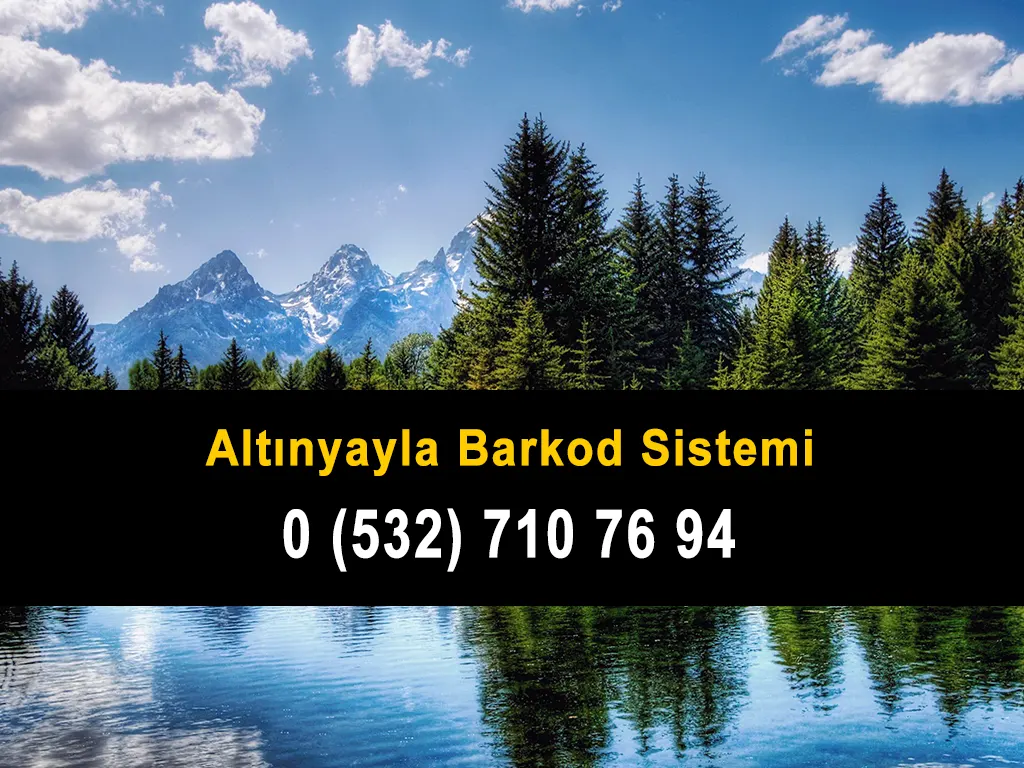 Altınyayla Barkod Sistemi