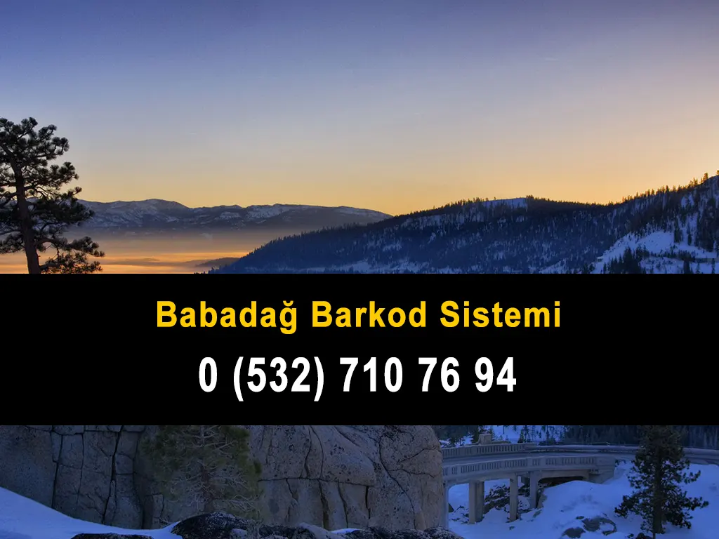 Babadağ Barkod Sistemi