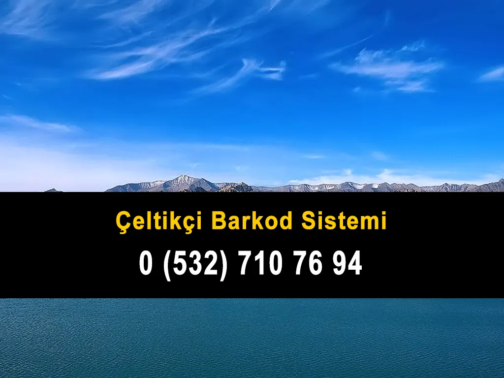 Çeltikçi Barkod Sistemi