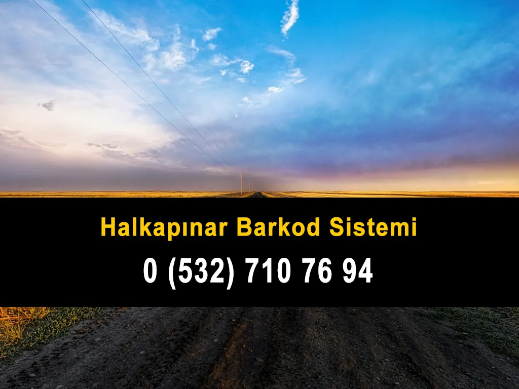 Halkapınar Barkod Sistemi