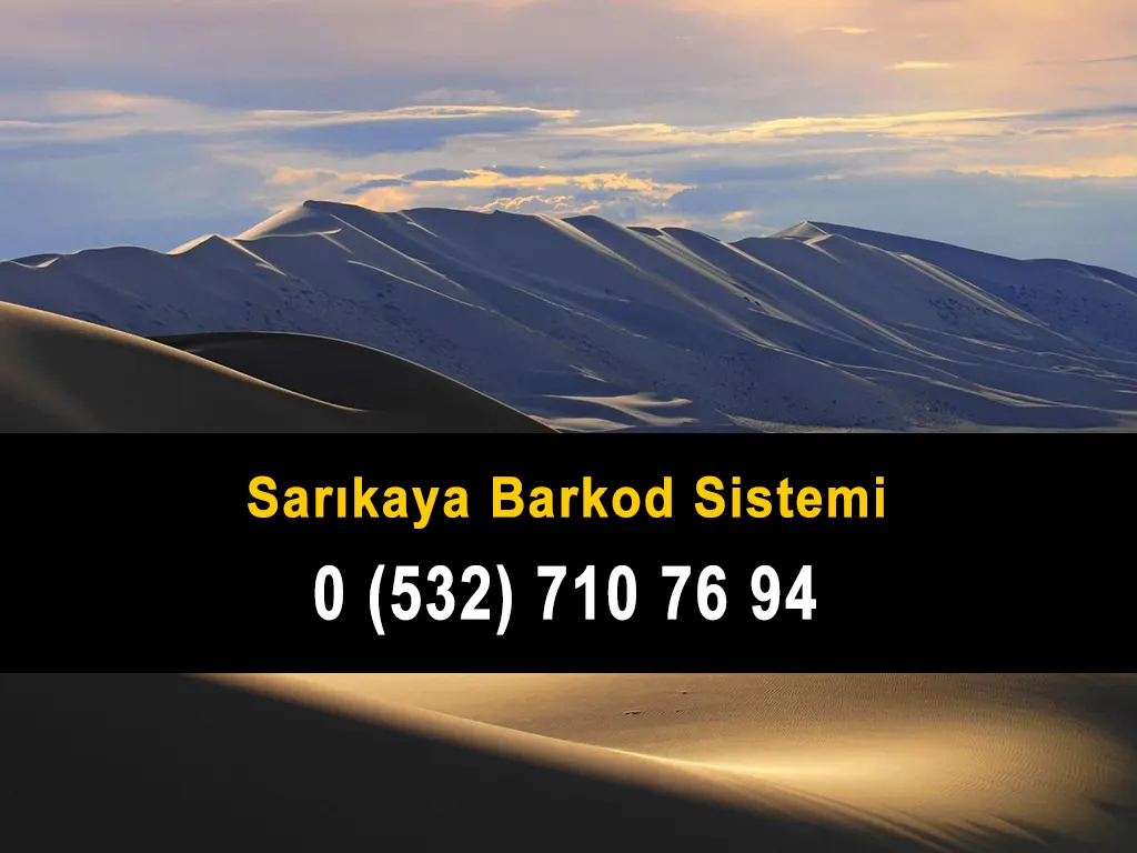 Sarıkaya Barkod Sistemi